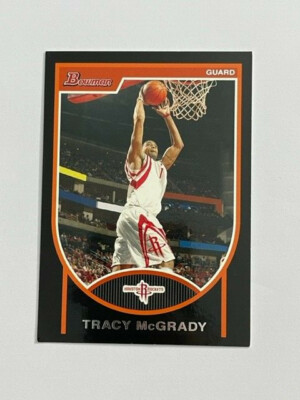 2007-08 Bowman Draft Picks & Stars NBA Houston Rockets Tracy McGrady