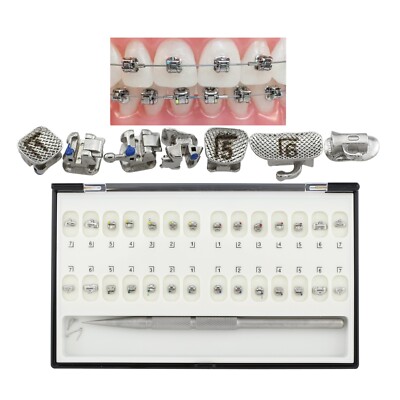 Damon Q Self Ligating Brackets Orthodontic Metal Braces MBT 022 3 7-7 HQ