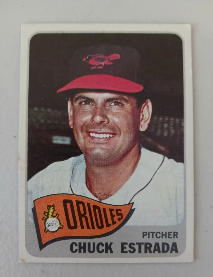 Lot of 9 1965 Topps BALTIMORE ORIOLES  vintage cards  MILT PAPPAS - Image 4 of 4