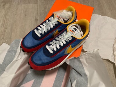 Size 10 sacai x Nike LDWaffle Varsity Blue for sale online
