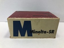 Original MINOLTA SR EXTENSION TUBE SET With Original Box Cat SR 501
