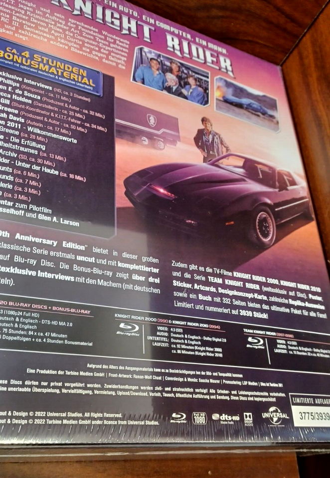 Knight Rider Series (Blu-ray)+TV Movies+ Team Knight Rider (DVD) Euro ...