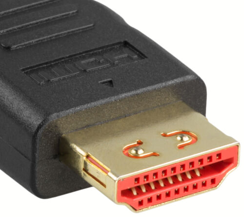 HDMI Kabel 1m High Speed Full HD 3D TV PS4 vergoldete Stecker mit Sperrfunktion