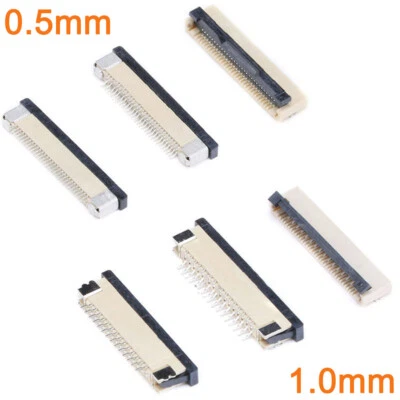 FPC/FFC Connector 0.5mm / 1.0mm Pitch 4Pin to 50Pin Top / Bottom Interface Sizes
