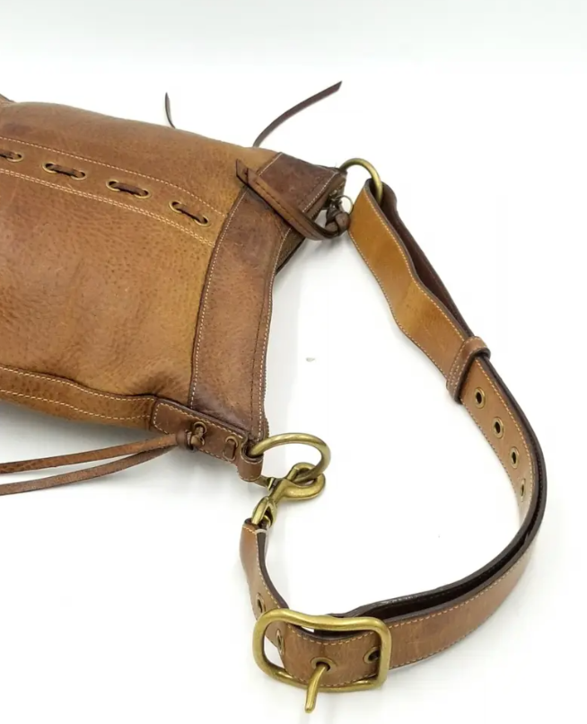 Coach Saddle Brown Vintage Chelsea 10399 Shoulder Bag w/Whipstitch