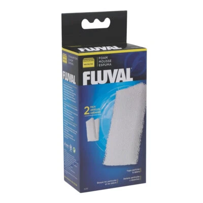 Fluval Cartouches En Mousse Pack De 2 Blanc - Filtration Mécanique Aquariophilie - Photo 1/3
