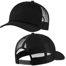 Nike Classic99 Futura Trucker Snapback Hat Cap DC3984-011 Black