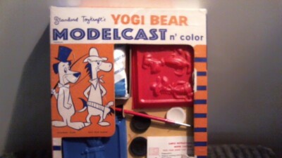 UNUSED 1960 STANDARD TOYCRAFT YOGI BEAR MODELCAST - HANNA BARBERA - QUICK DRAW 
