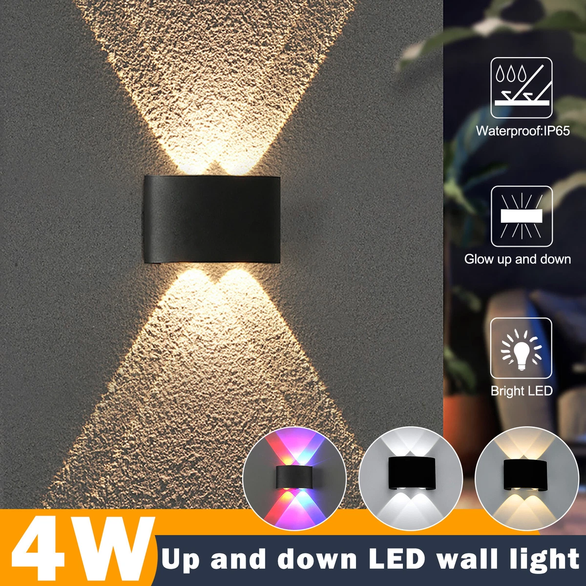 Bright wall sconce led deals