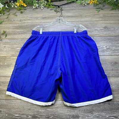 Talos Swim Shorts Size XL (36-38” Waist) Men's Blue Cargo Pockets