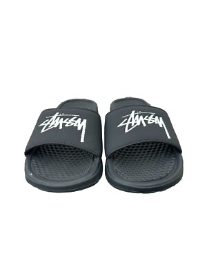 CW2787-001] Mens Nike Benassi 'Stussy Slides Sandals Men's 4