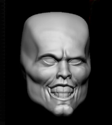 Jim Carrey The Mask Ver B 1:18 scale custom unpainted Head 3.75'' Action Figure