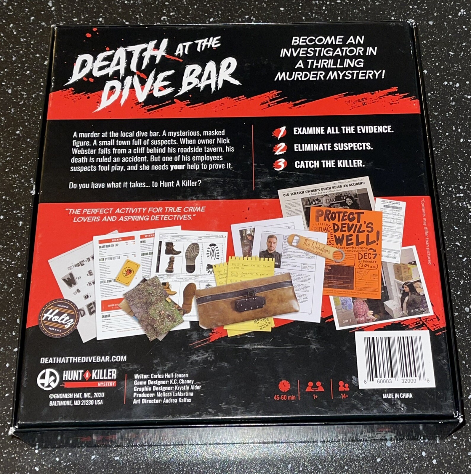 Hunt A Killer Complete Death at the Dive Bar Game Night Murder Mystery  Board 860003320006 | eBay