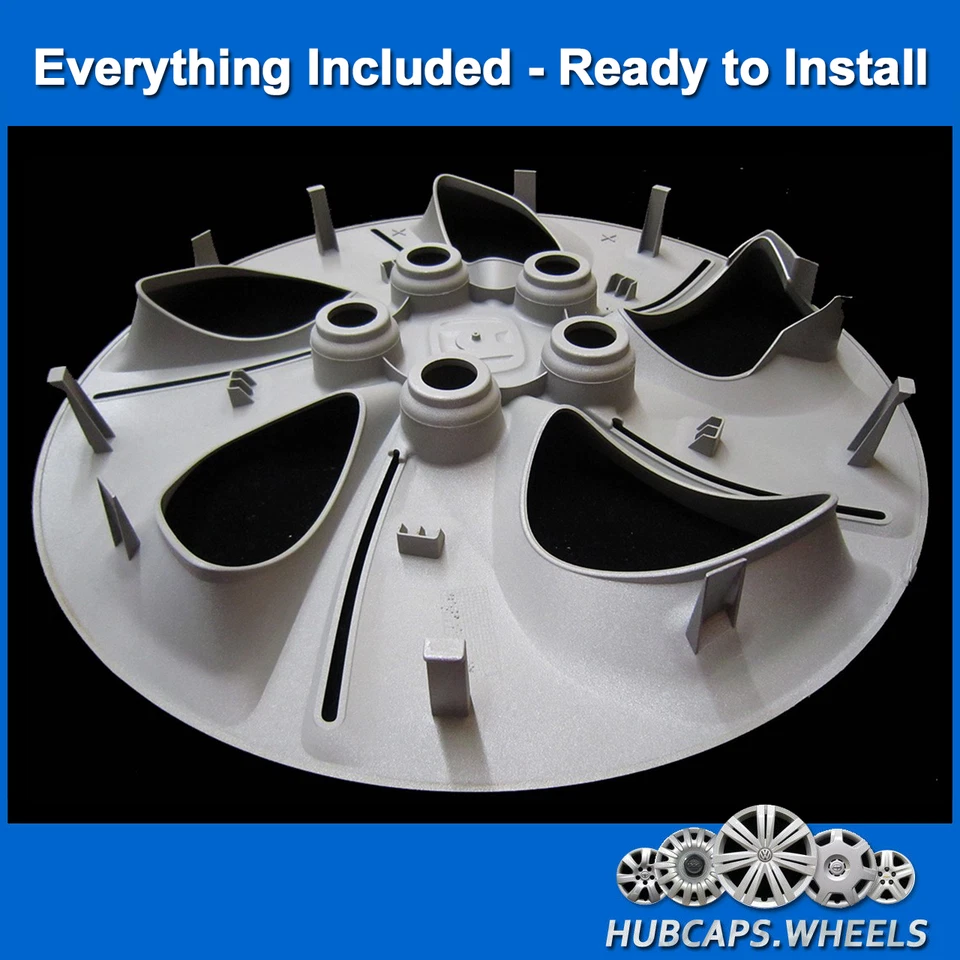 Hubcap Set Honda Civic 2013-2015 - Genuine OEM Factory 15-inch Wheel Cover 55092 - Image 3 of 4