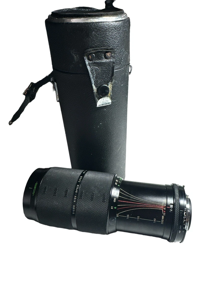 SIGMA 80-200mm 望遠ズームレンズ Canon SIGMA ZOOM 80~200MM 1:4.5~5.6 52mm MULTI-COATED CAMERA LENS