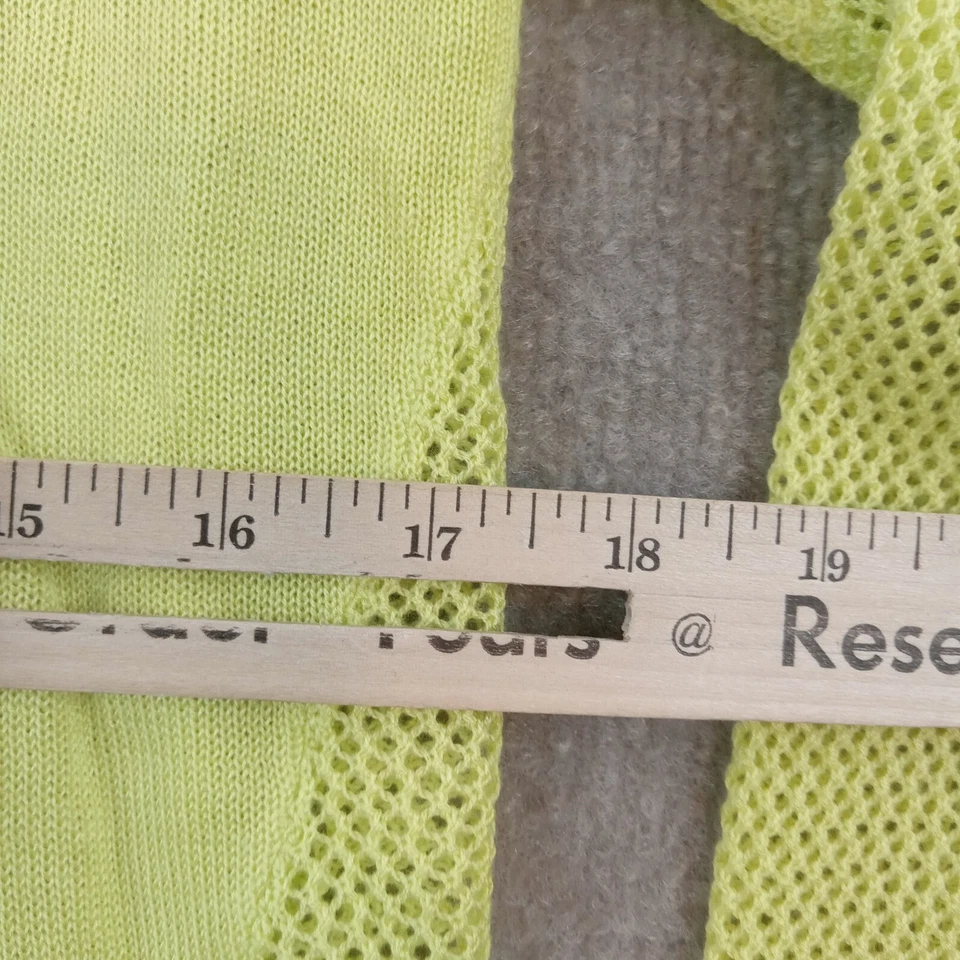 Camisa Cabi Mujer Mediana Amarilla Manga Larga Cuello Redondo Malla Ligera Estilo 199 Foto 4 de 4