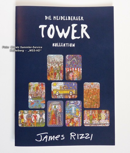James Rizzi - Tower 1993 - non piegato, con tutte le schede telefoniche - Foto 2 di 4