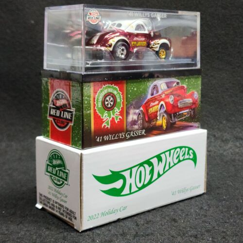 Hot Wheels RLC 2022 Holiday Car '41 Willys Gasser - Picture 2 of 4