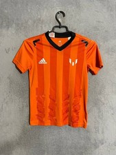 Adidas X Messi Jersey Football Soccer Shirt Orange Young Size S 9-10 YEARS