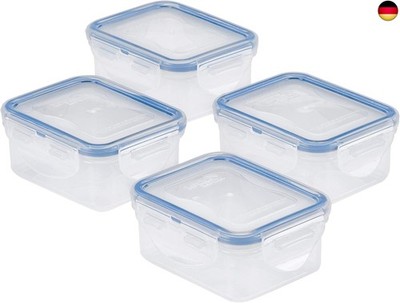 Lock & Lock Easy Essentials Frischhaltedosen-Set, transparent, 4-teilig