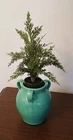 Vintage Early California Pottery Vase Handle Shape Green Glazed Fulper Stangl