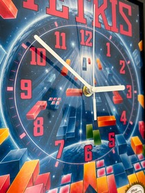 Horloge retrogaming Tetris Nes Cover Theme