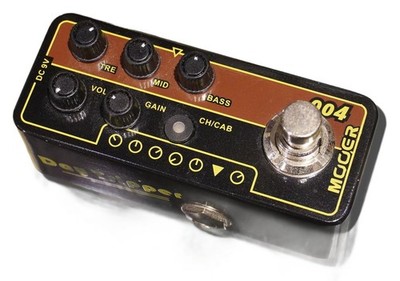 MOOER 4 Micro Preamp Pedal 1239 Tested & Works