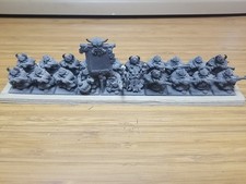 20 Dwarf Thunderers w/full command Warhammer The Old World 