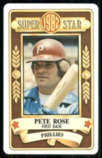 1982 Perma-Graphics Super Star Credit Cards #150-SS8209 Pete Rose
