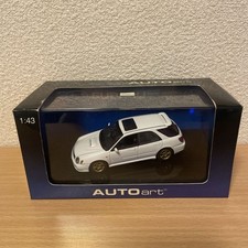 on weekends only 1 43 AUTOart Impreza Wagon WRX STi 2001 White