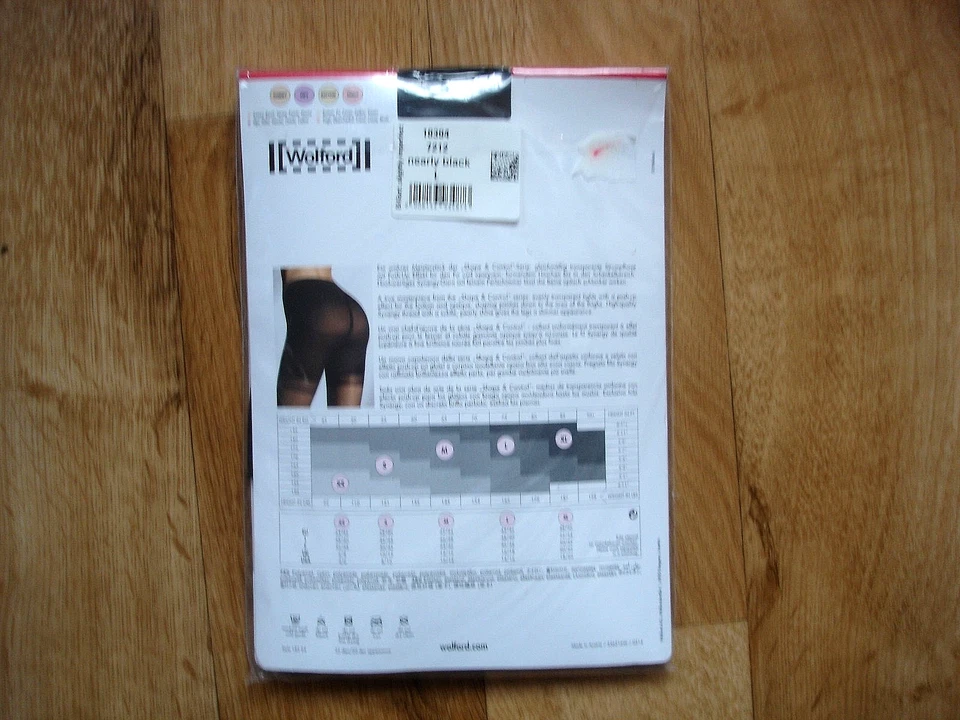 WOLFORD SYNERGY 20 SHAPE CONTROL TIGHTS STRUMPFHOSE PUSH UP STRONG NEU OVP Gr. L - Bild 2 von 2