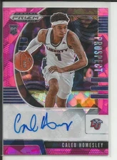 2020 Prizm Caleb Homesley Pink Ice Autograph Rookie Card #PA-CH - Rookie Auto!