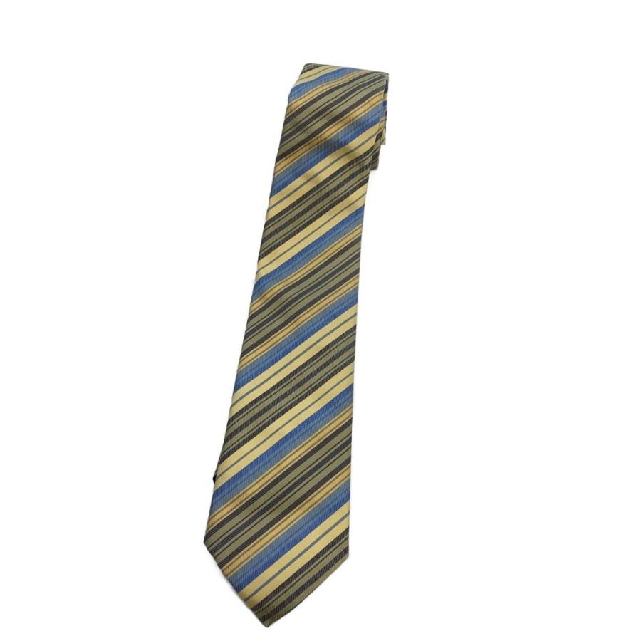 HERMES Silk Tie Blue Solid Made in France Very Go… - image 1