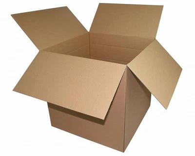 30x Faltkarton  500x500x(300)-500mm (Außenmaß) mit variabler Höhe 1-wellig Dickw - Bild 1 von 3