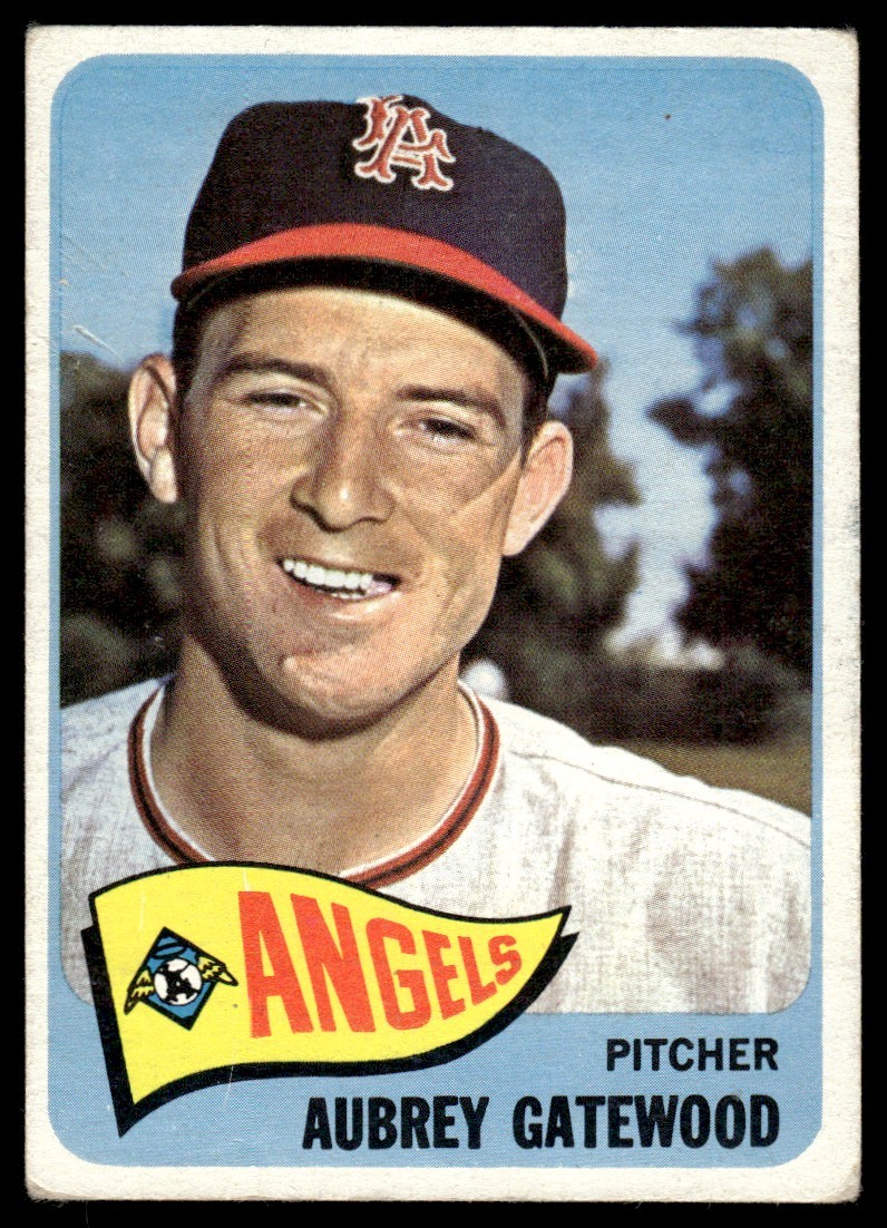 1965 Topps Aubrey Gatewood Los Angeles Angels #422