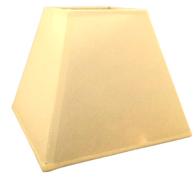 Baumwolle Leinen Struktur Stoff Quadrat Pyramide Tischlampenschirm & Deckenlampenschirm
