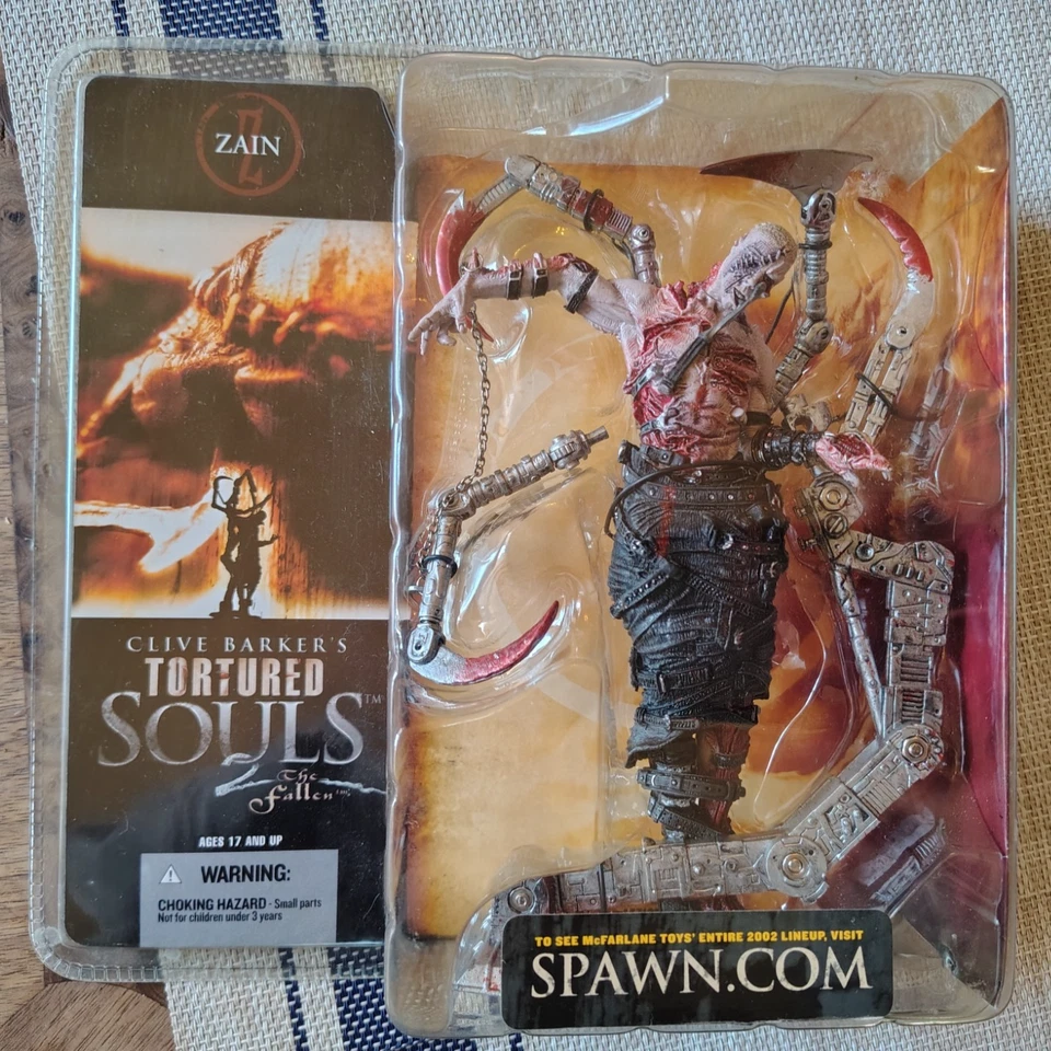 McFarlane Toys Spawn Clive Barkers Tortured Souls 2 The Fallen ZAIN 2002 SIN USAR, EN CAJA Foto 3 de 4