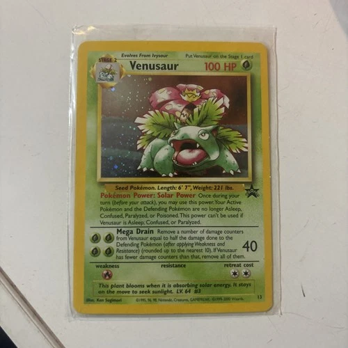 New ListingVintage Wotc Promo Holo Venusaur - #13 1999-2000 Pokémon TCG Rare