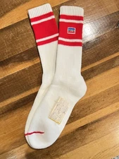 70s Vintage LEVI’S Tube Socks Stripe Skate (Made in USA) NOS Deadstock UNISEX