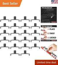 Ernst Dura-Pro 22-Piece Twist Lock Socket Clips - Secure, Easy Tool Management