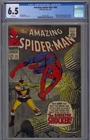Amazing Spider-Man #46 1967 Marvel Comics CGC 6.5 1st app Shocker White Pages