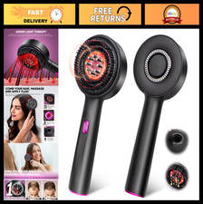3-in-1 Rechargeable Scalp Massager & Hair Growth Oil Applicator, Waterproof Elec
