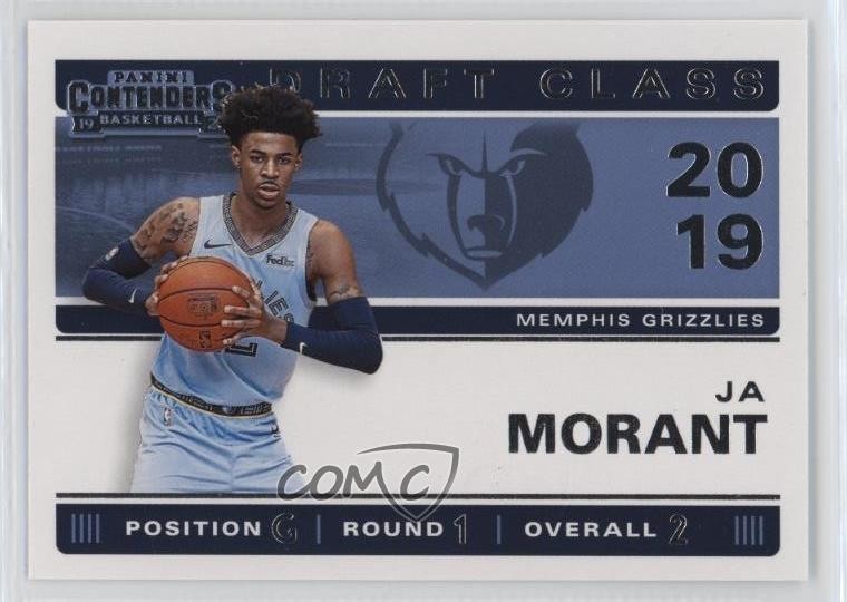 2019-20 Panini Contenders 2019 Draft Class Contenders Ja Morant #2 06rp