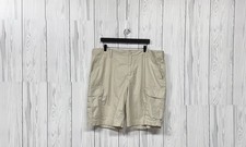 Faded Glory khaki shorts mens size 42 11 inch inseam cargo