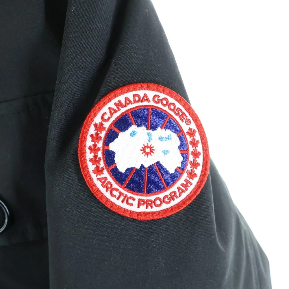 CANADA GOOSE Size: S RUSSELL Hoodie Fur Hooded Down Jacket Hoodie Black 2301JM [ thumbnail 5
