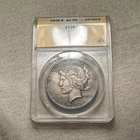 1928 P ANACS AU DETAILS Peace Silver Dollar DC