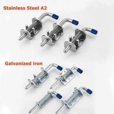 304 Stainless Steel Heavy Duty Spring Loaded Bolt Gate Drop Door Latch Hand Lock