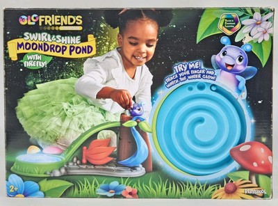 Open Box Playskool Glo Friends Swirl & Shine MoonDrop Pond Glowing Musical Pond
