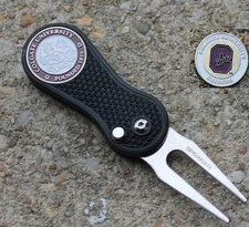 COLGATE UNIVERSITY  1819 DEO AC VERITATI CREST  LOGO GOLF BALL MARKER DIVOT TOOL