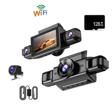 1080P Dash Cam Front and Rear Inside,4 Channel Camera FHD Recorder G-Sensor